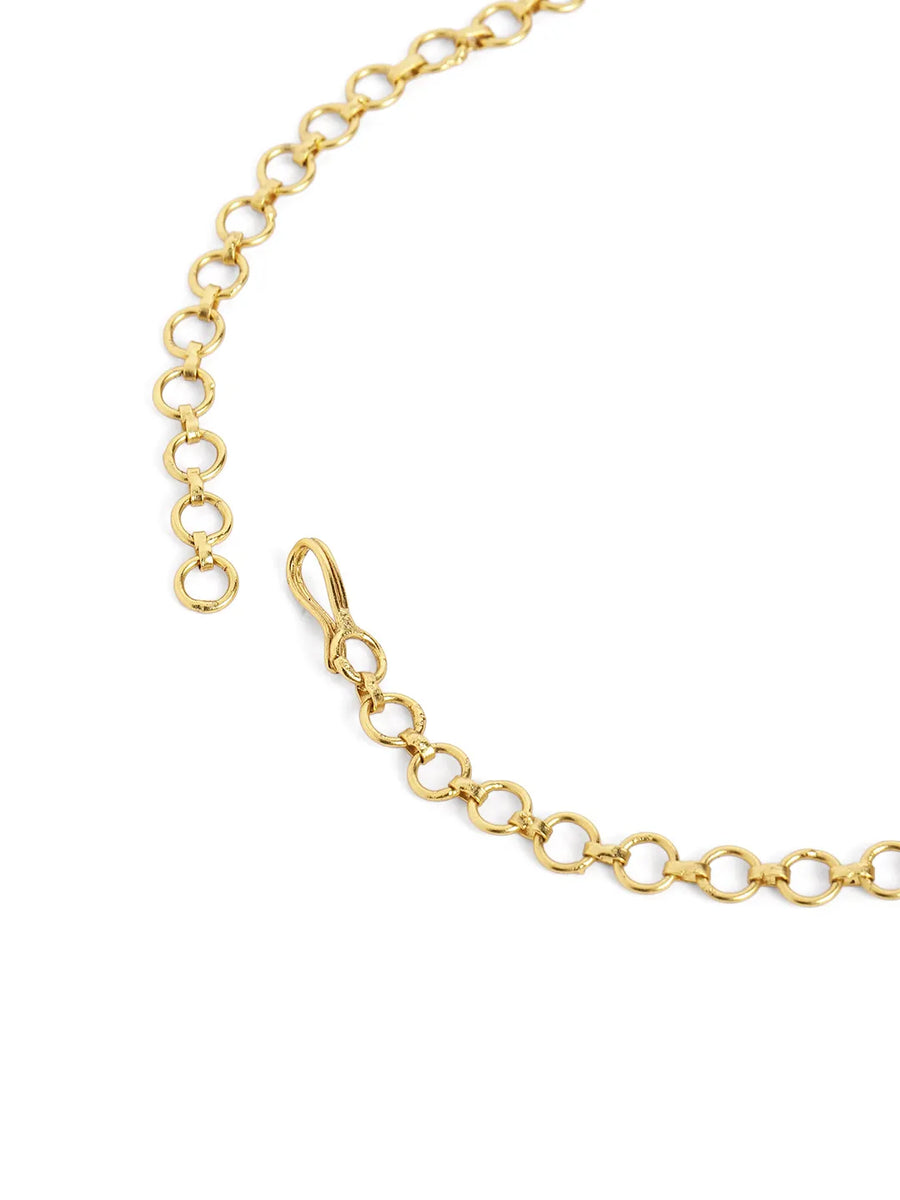 Navratna Laxmi Coin Statement Necklace