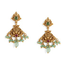 Traditional Ruby Filigree Necklace Set