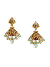 Traditional Ruby Filigree Necklace Set