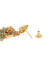 Traditional Ruby Filigree Necklace Set