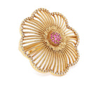 Floral CZ Crystal Ring | Elegant Fashion Jewellery by Peora