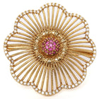 Floral CZ Crystal Ring | Elegant Fashion Jewellery by Peora