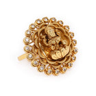 Spiritual Bloom Lakshmi Motif Ring