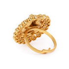 Spiritual Bloom Lakshmi Motif Ring