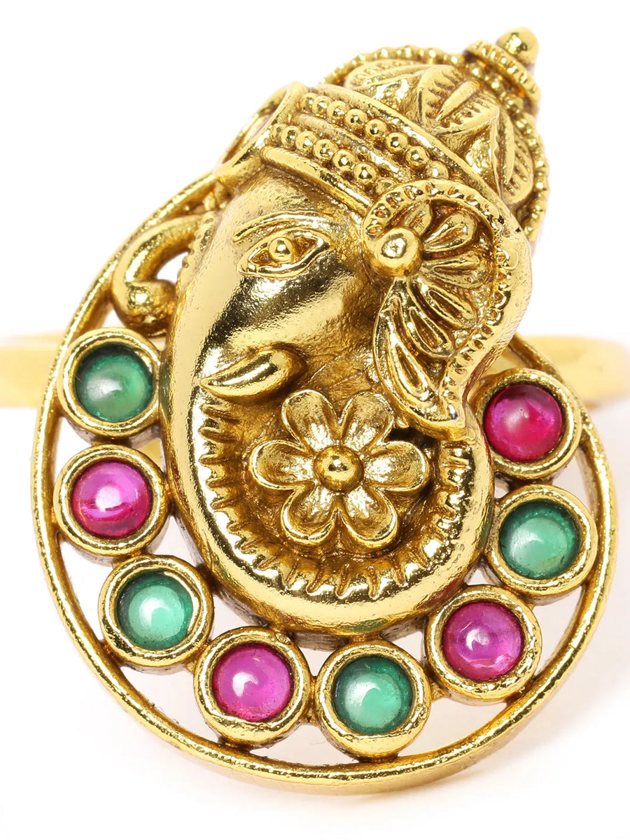 Kundan Ring | Traditional Fashion Jewellery by Peora