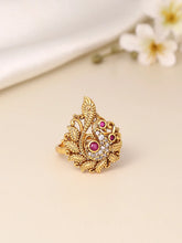 Royal Flame Paisley Inspired Ring