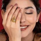 Royal Flame Paisley Inspired Ring