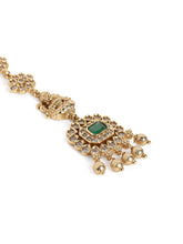 Heritage Faux Emerald Festive Hairpiece