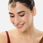 Regal Peacock Motif Sparkle Maangtikka
