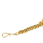 Regal Peacock Motif Sparkle Maangtikka