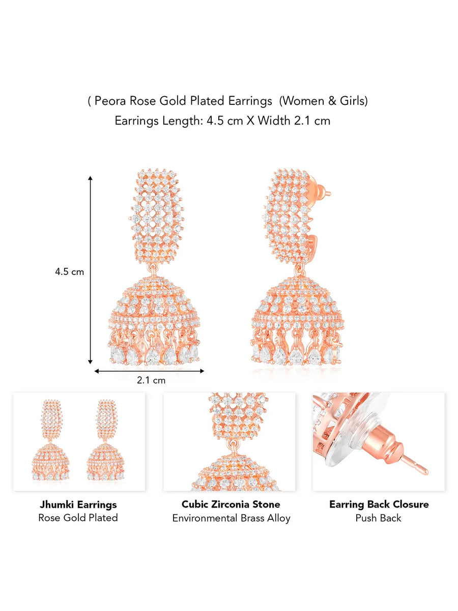 Jhumki Earrings for Women | Traditional & Stylish Designs – Peora