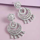 Stunning CZ and Crystal Dangle Earrings