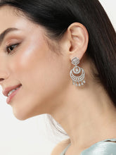 Stunning CZ and Crystal Dangle Earrings
