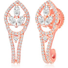 Leaf Inspired CZ Earrings | Elegant & Nature-Inspired Designs – Peora