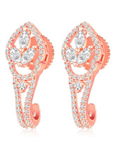 Leaf Inspired CZ Earrings | Elegant & Nature-Inspired Designs – Peora