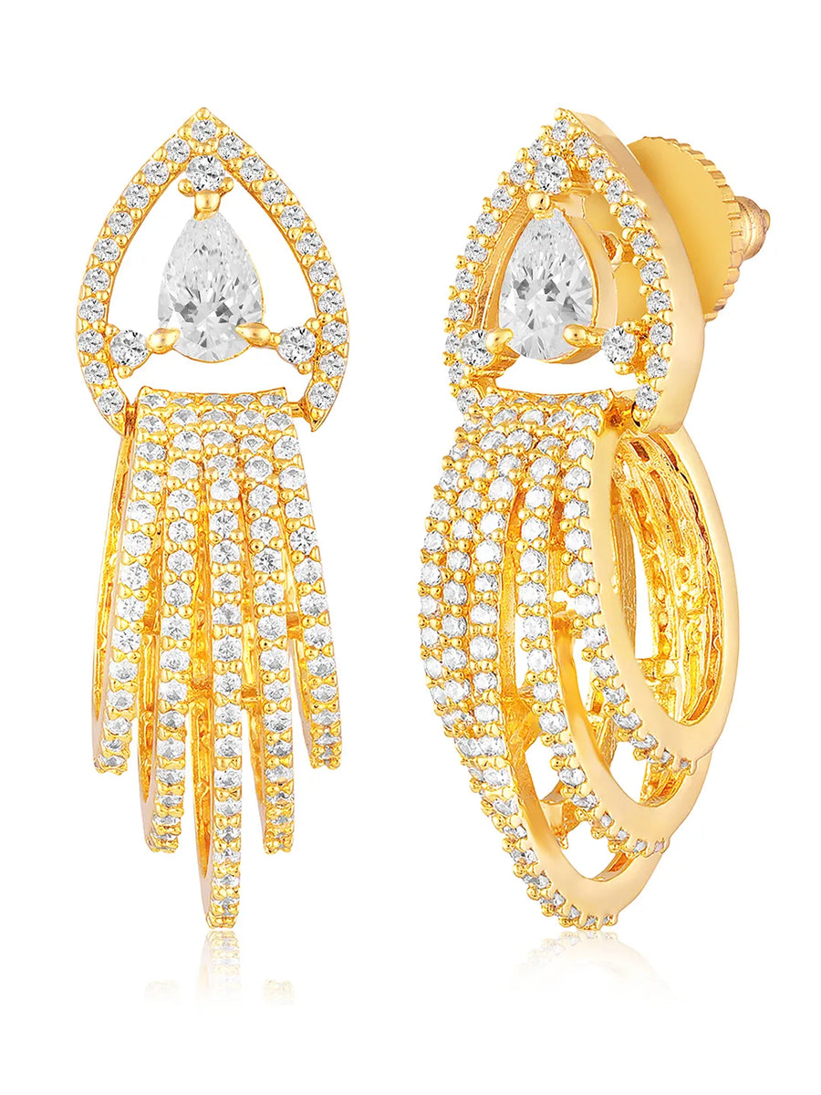 Dazzling Drop Earrings | Sparkling & Stylish Designs – Peora