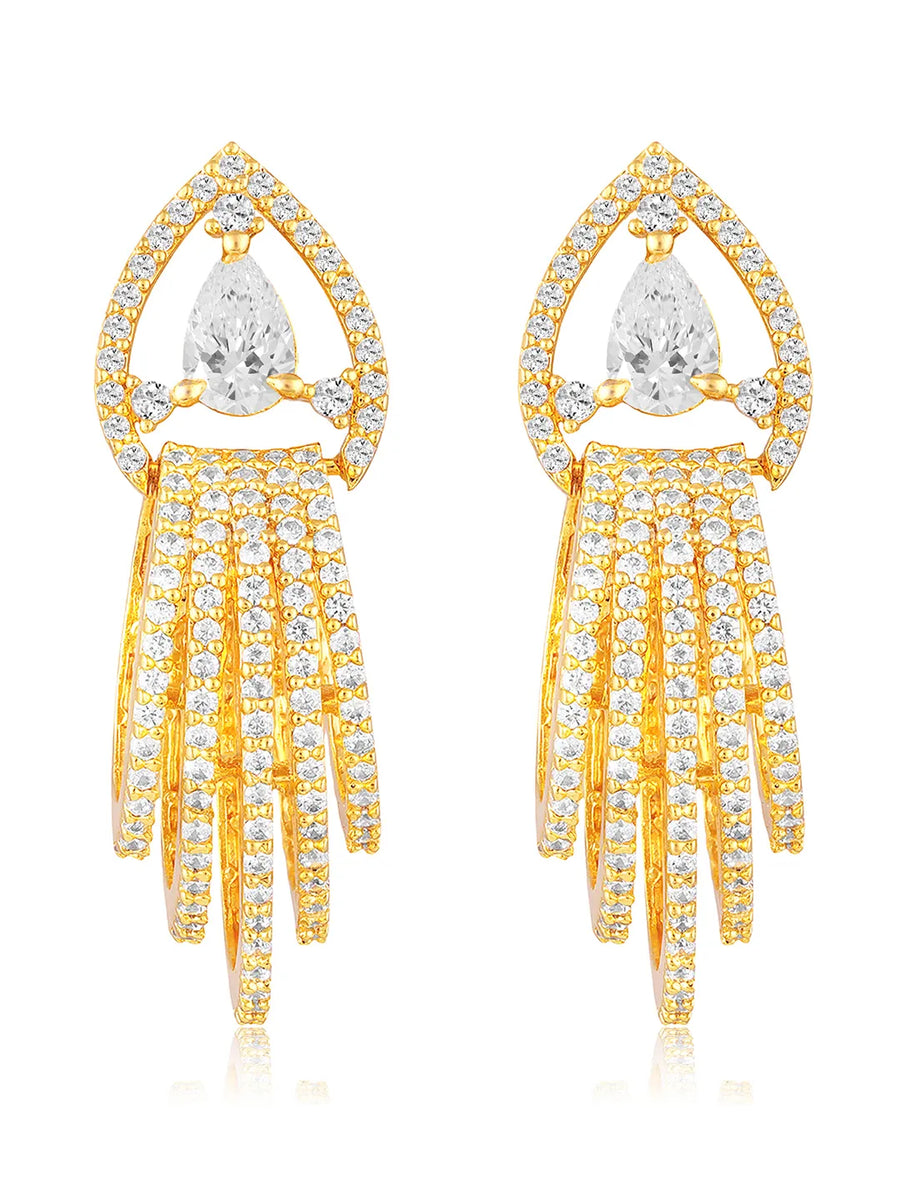 Dazzling Drop Earrings | Sparkling & Stylish Designs – Peora