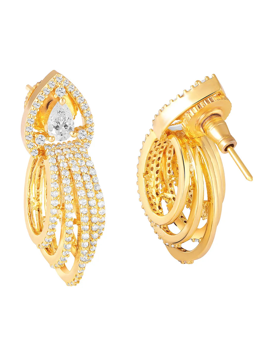 Dazzling Drop Earrings | Sparkling & Stylish Designs – Peora