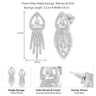 Dazzling Drop Earrings | Sparkling & Stylish Designs – Peora