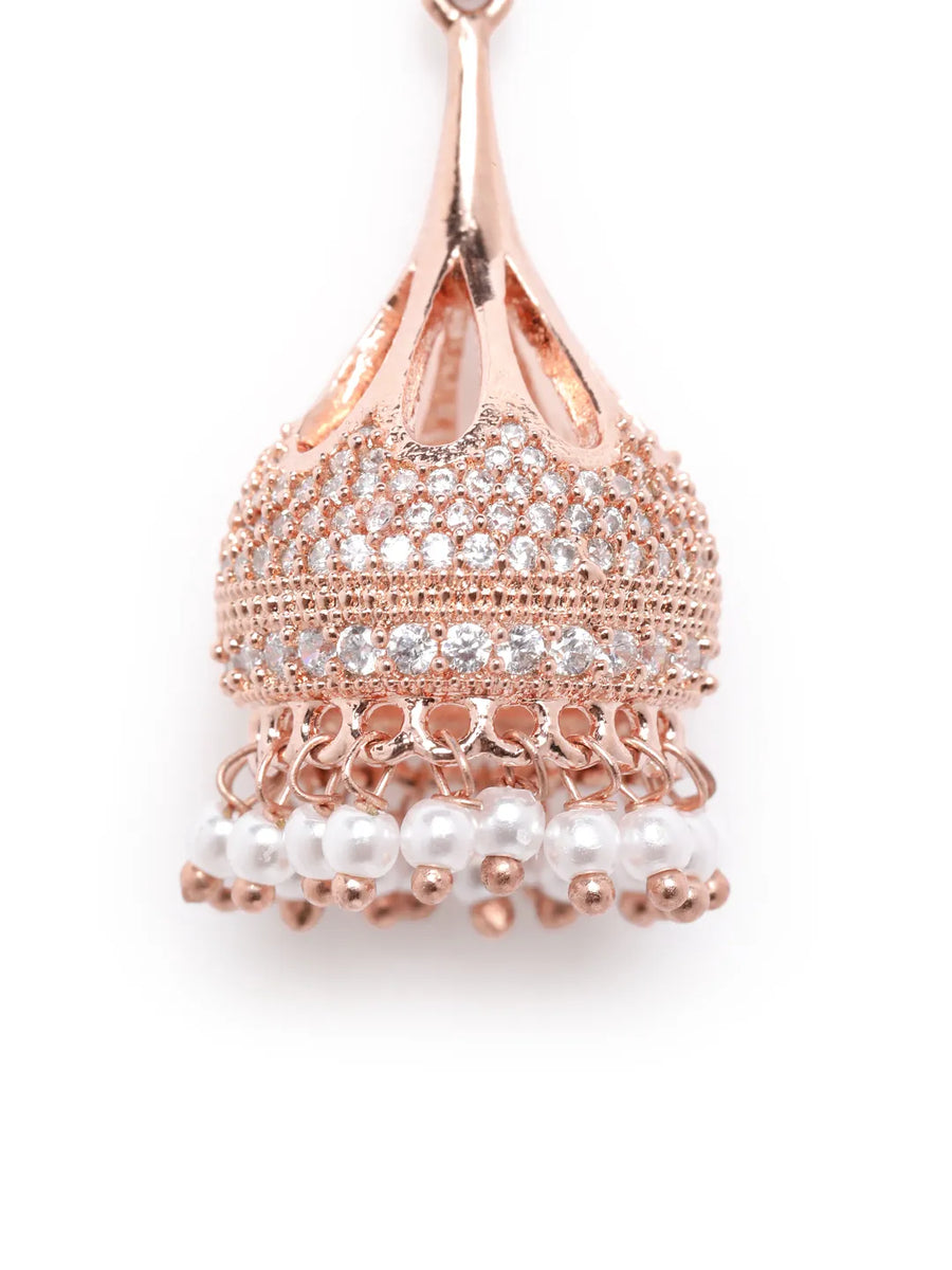 Pearl Embellished Jhumkas | Elegant Traditional Designs – Peora