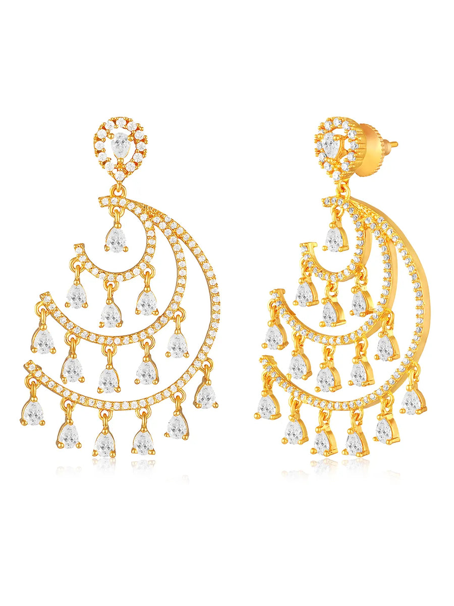 Crystal Dangle Jewellery | Elegant & Sparkling Designs – Peora