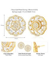 Zirconia Stud Earrings | Sparkling & Elegant Designs – Peora
