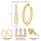Half Hoop Earrings | Stylish & Contemporary Designs – Peora
