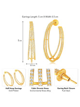 Half Hoop Earrings | Stylish & Contemporary Designs – Peora
