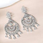 Celestial Moon Dangle Earrings