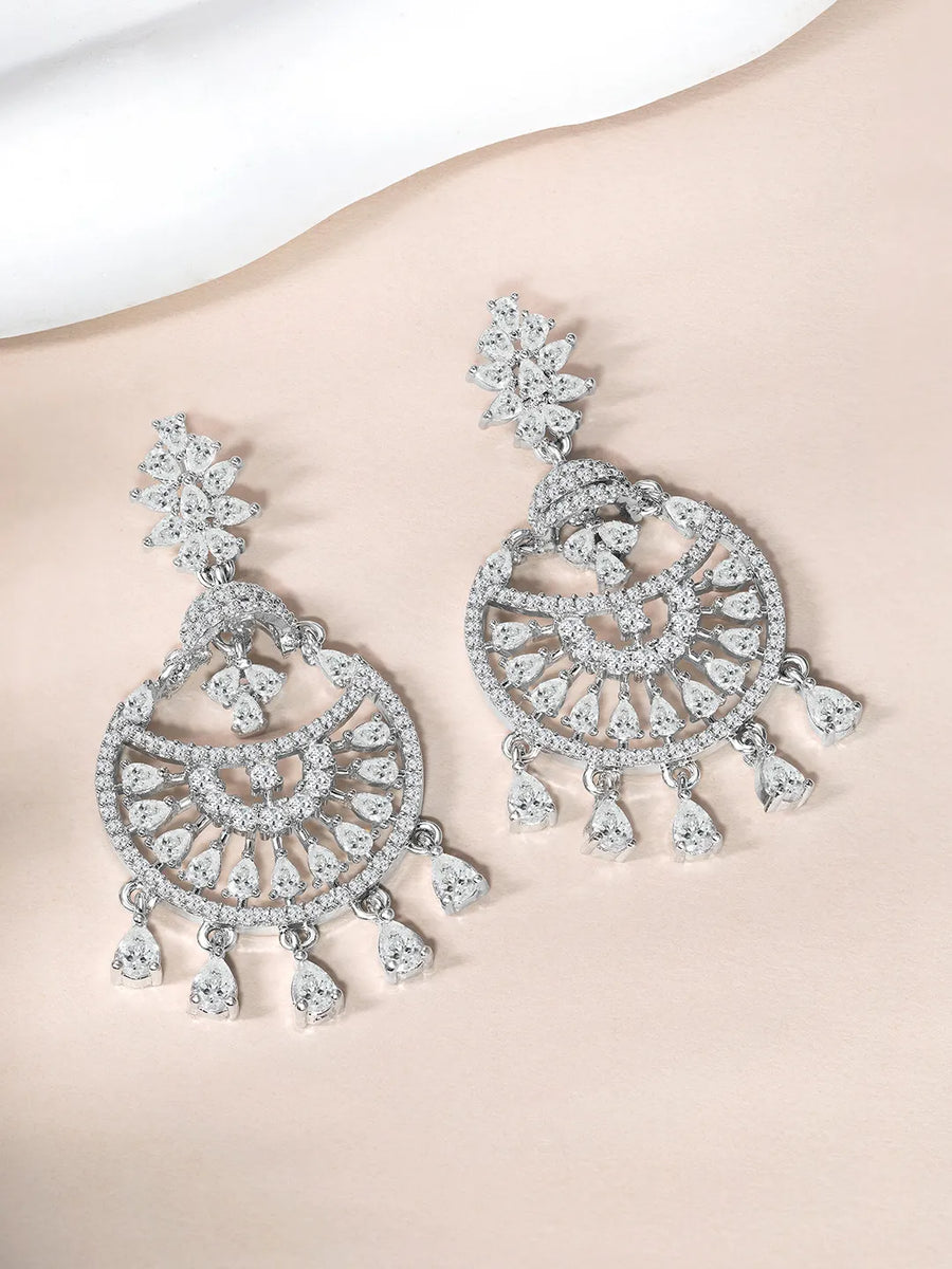 Celestial Moon Dangle Earrings