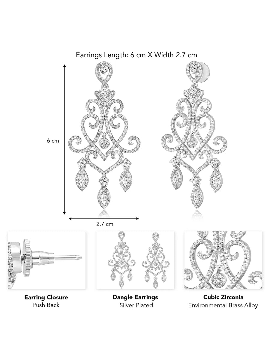 Luxe CZ Studded Filigre – Intricate & Sparkling Designs | Peora