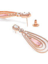 Exquisite CZ & Crystal Drop Earrings