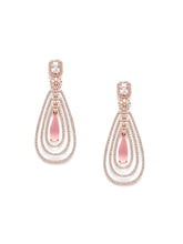 Exquisite CZ & Crystal Drop Earrings