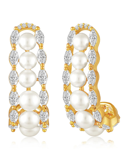 Luxe Pearl & CZ – Elegant Jewellery with Sparkle | Peora