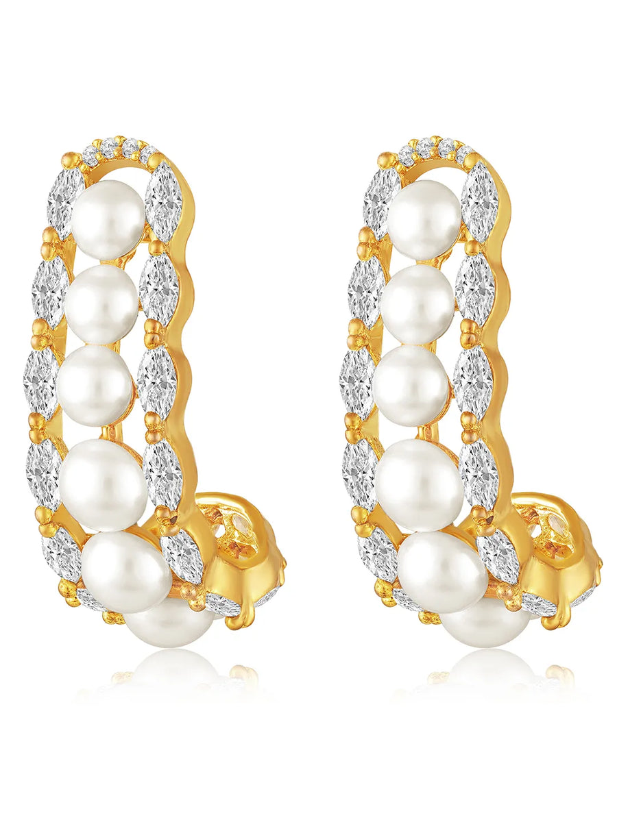 Luxe Pearl & CZ – Elegant Jewellery with Sparkle | Peora