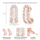 Half Hoops Earrings | Stylish & Modern Designs – Peora


