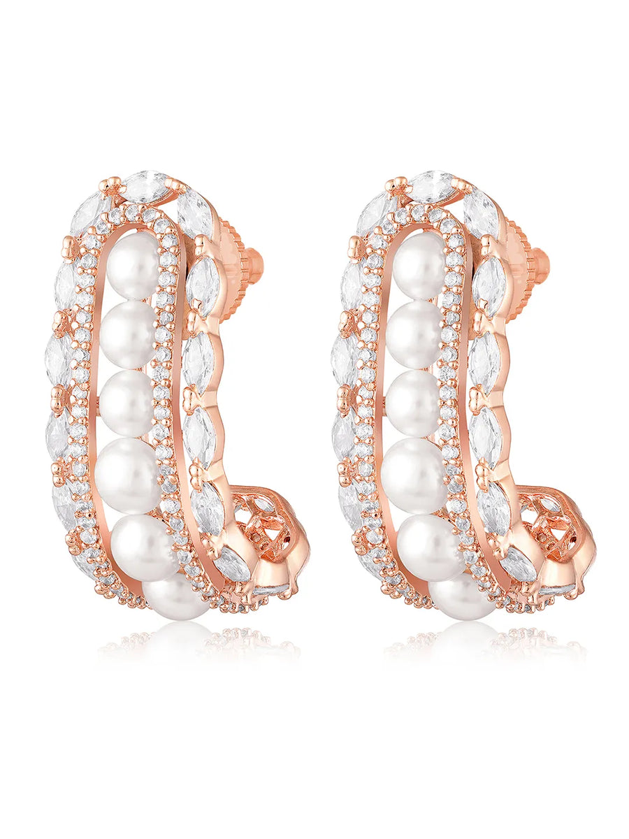 Half Hoops Earrings | Stylish & Modern Designs – Peora

