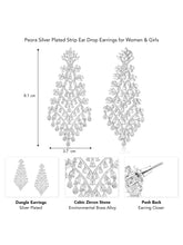 Stylish Stone Studded Dangle Drops – Elegant & Eye-Catching | Peora