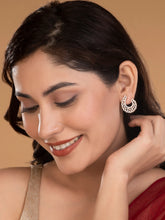 Moonlight CZ Studded Earrings - Rose Gold