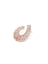 Moonlight CZ Studded Earrings - Rose Gold