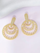 Chic Radiant CZ Dangle Earrings