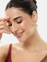 Lotus Top CZ Jhumka with Pearls