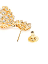 Lotus Top CZ Jhumka with Pearls