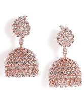Elegant CZ Jhumki Earrings