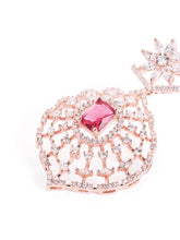 Timeless Ruby Elegance Drop Earrings