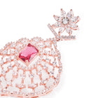 Timeless Ruby Elegance Drop Earrings