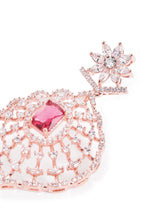 Timeless Ruby Elegance Drop Earrings