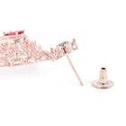 Timeless Ruby Elegance Drop Earrings
