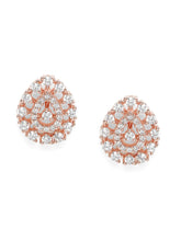 Twilight CZ Micro Teardrop Stud Earrings