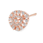 Twilight CZ Micro Teardrop Stud Earrings